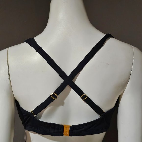 Bleu Rod Beattie Shirred Underwire D-Cup Bikini Top - Picture 4 of 10